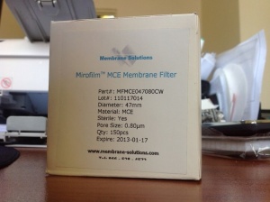 ممبران فیلتر سلولز استر 47 میلیمتر 0.80 میکرون ساخت شرکت MS آمریکا 