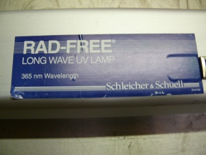 Schleicher & Schuell Rad-Free Long Wave UV 365nm Light