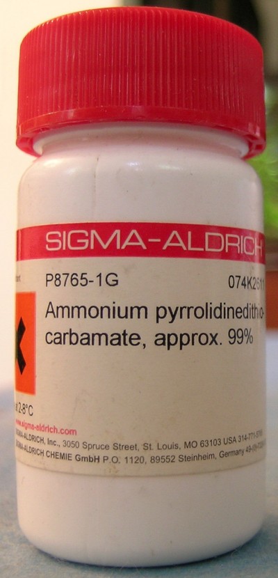 آمونیوم پیرولیدین دی تیوکاربامات 1 گرمی کد P8765 سیگما آلدریچ