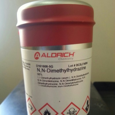 N,N دی متیل هیدرازین 5 گرمی کد D161608 ساخت کمپانی آلدریچ آمریکا