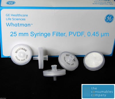 فیلتر سرسرنگی 0.45 میکرون PVDF  کد 6746-2504  واتمن انگلستان 