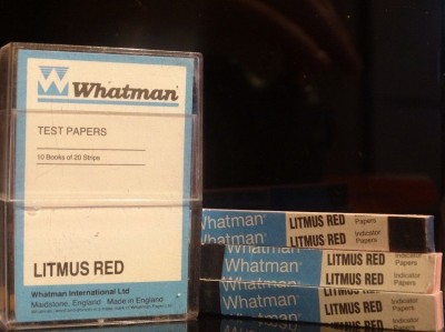 Whatman Litmus Red Indicator Paper - Box of 10 books - 200 leaves total