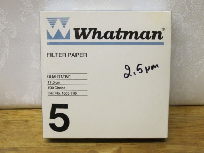 Whatman No.5 - Filter Papers - 100 x 110mm Circles - Sealed