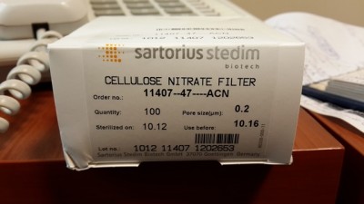 فیلتر نیترات سلولز 0.2 میکرون استریل