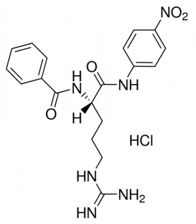 Nα-Benzoyl-L-arginine هیدروکلراید 4-نیتروآنیلید 25 میلی گر م کد B3133
