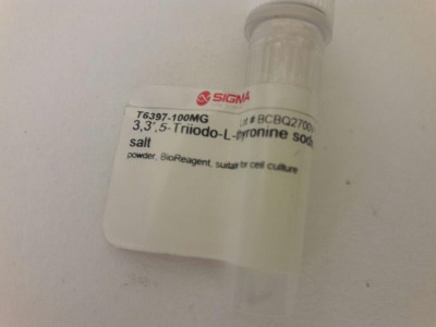 T6397 SIGMA 3,3′,5-Triiodo-L-thyronine sodium salt 100mg