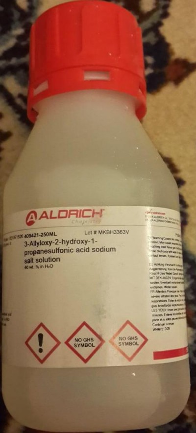 3-Allyloxy-2-hydroxy-1-propanesulfonic acid sodium salt solutiodd / کد 409421