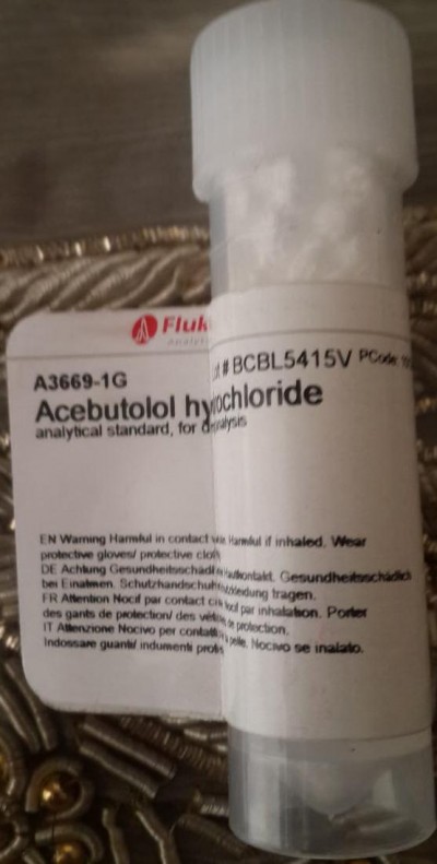 Acebutolol hydrochloride 1G/ کد A3669