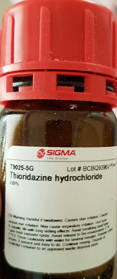 Thioridazine hydrochloride  5G / کد T9025