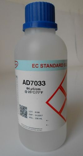 محلول استاندارد 84µS/cm - بطری 230ml - کد AD7033