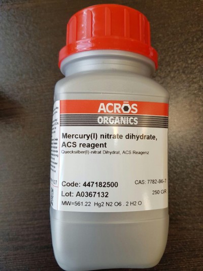 Mercury(I) nitrate dihydrate, ACS reagent 250gr / کد 447182500
