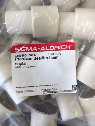 Precision Seal® rubber septa 100EA / کد Z553980 SIGMA