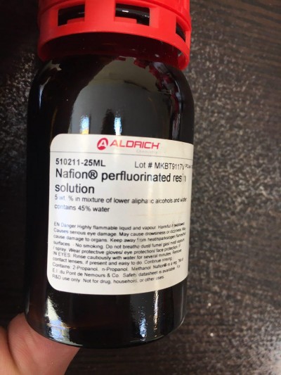 Nafion® perfluorinated resin solution 25ml / کد 510211 ALDRICH