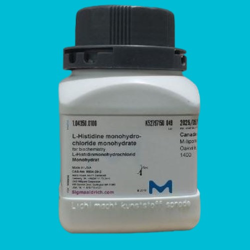 L(+)-Histidine Monohydrochloride Monohydrate | Millipore® | Merck | 25g - کد کالا 104350