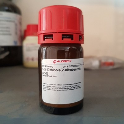 5,5′-دی تیوبیس(2-نیترو بنزوییک اسید) 5g / کد D218200