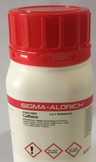 کافئین 250 گرمی کد 27602 کمپانی سیگما آلدریچ آمریکا 
