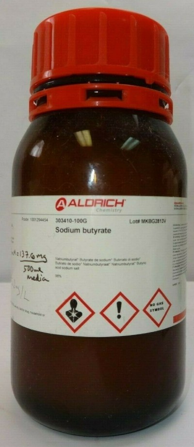 سدیم بوتیرات 100 گرمی کد 303410 ساخت شرکت سیگما آلدریچ آمریکا 