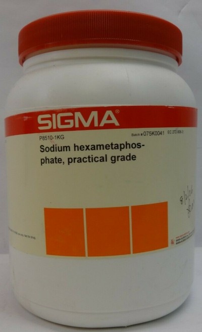 سدیم هگزامتافسفات 500 گرمی کد P8510 تولید شرکت سیگما آلدریچ 
