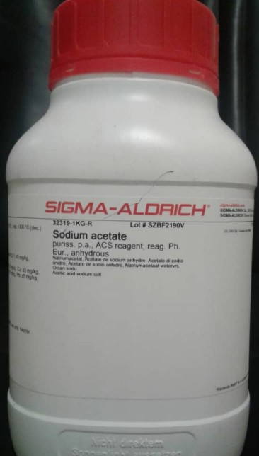 سدیم استات 1 کیلویی کد 32319 شرکت سیگما آلدریچ آمریکا 