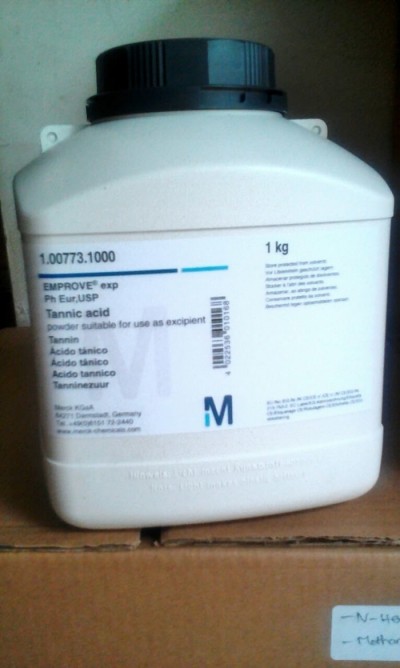 تانیک اسید 5 گرمی گرید داروئی USP کد 100773 مرک آلمان