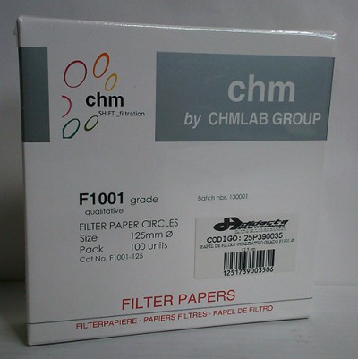کاغذ صافی 12.5 سانت معادل نمره 1 واتمن کد F1001 ساخت Chmlab اسپانیا