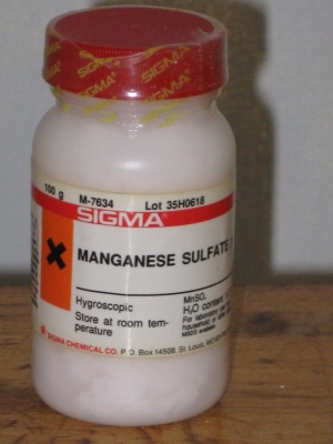 Manganese sulfate 100 g (sealed) Sigma M7634  سولفات منگنز
