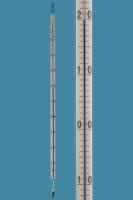 Thermometer, general purpose, mercury, blue special liquid, measuring range:-10:250/1°C, length:300, diameter:7-8mm, capillary lensfront, enclosed scale. 1 * 1item (AMARELL, ARNO) 