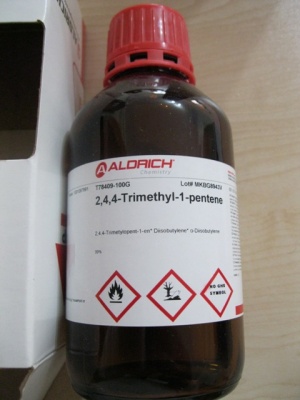 2,4,4 تری متیل-1- پنتن 100 گرمی کد T78409 آلدریچ 