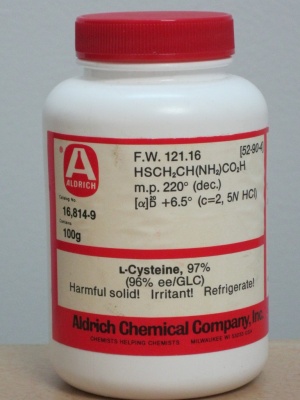 ال سیستئین 100 کرمی کد 168149 کمپانی سیگما آلدریج آمریکا 