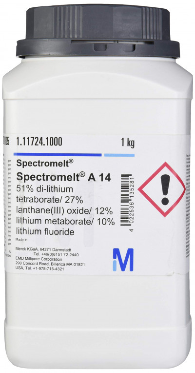  Spectromelt® A10 دی لیتیوم تترا بورات مرک 1 کیلویی کد 110783