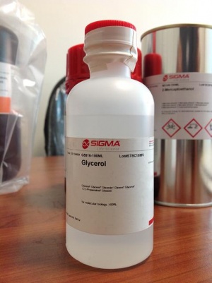 گلیسیرین 100 میلی کد G5516 ساخت شرکت زیگما آمریکا  Glycerol for molecular biology, ≥99%  