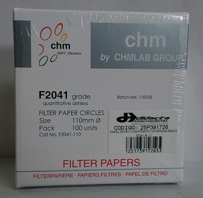 کاغذ صافی 11 سانت گرید 41 کد F2041 ساخت کمپانی CHMLAB  اسپانیا 