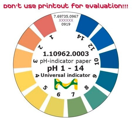 paper pH 1 - 14 Universal indicator