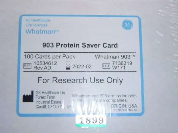 903 Proteinsaver card