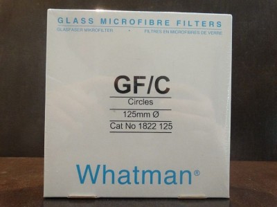 Whatman Glass Microfibre Filters GF/C 125mm Circles Cat No 1822 125 100 circles