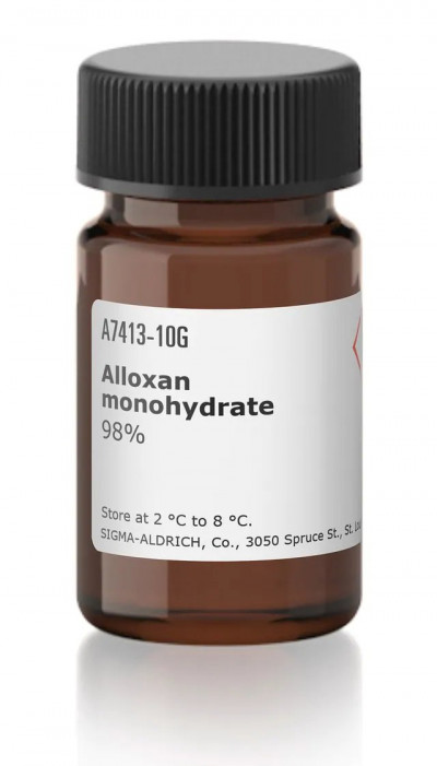آلوکسان مونو هیدرات 10 گرمی کد A7413 کمپانی آلدریچ 