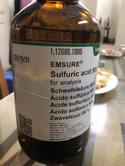 اسید سولفوریک مرک 2.5 لیتری کد 112080 