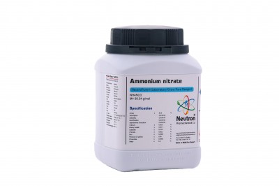 آمونیوم نیترات گرید Extra Pure 2.5 کیلوگرمی پلاستیکی کد 1.431 ساخت شرکت شیمی دارویی نوترون
