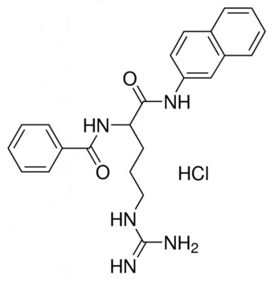 N الفا هیدروکلراید β-نفتیلامید β-بنزوئیل-DL-آرژینین 500 میلی گرم کد B4750 