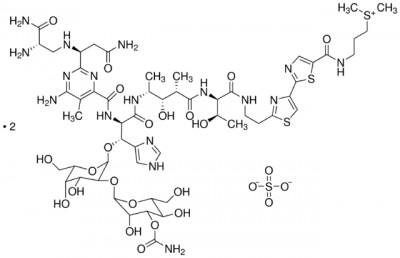 سولفات بلئومایسین از Streptomyces verticillus یونیت 15 کد B5507