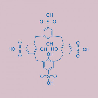 تتراهیدروکسی کالیکس [4] آرن تترا سولفونیک اسید شماره CAS: 112269-92-8 فرمول: C28H24O3S وزن مولکولی: 440.55300