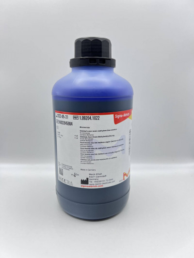 محلول گیمسا مرک 1 لیتری کد 109204 Giemsa Stain Merck