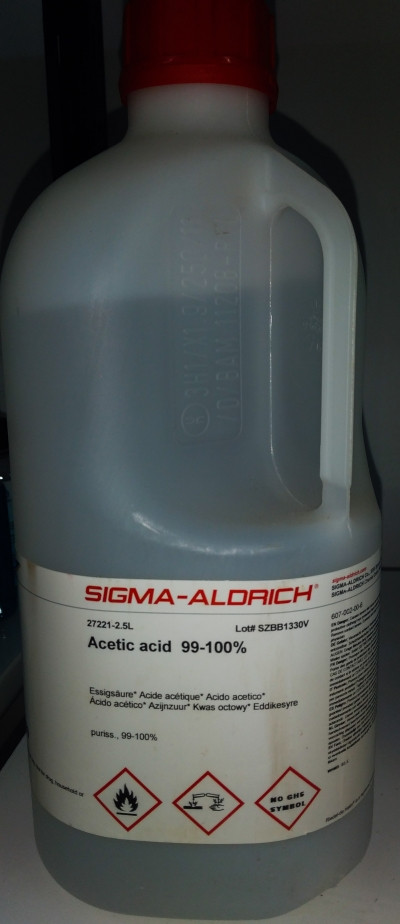 اسید استیک گلاسیال سیگما 2.5 لیتری کد 27221