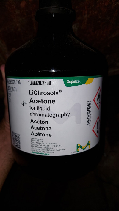 Acetone for liquid chromatography