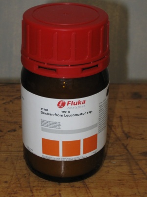 Dextran from Leuconostoc ssp 100 g (sealed) Fluka 31388  دگستران