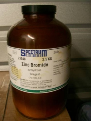 Zinc Bromide, Anhydrous, 98+%, 2.5kg, Spectrum برومید روی 2.5 کیلوئی اسپکتروم 