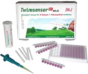 خرید و قیمت کیت آنتی‌بیوتیک توئین سنسور Twin Sensor | تست سریع باقی‌مانده آنتی‌بیوتیک در شیر و مواد غذایی