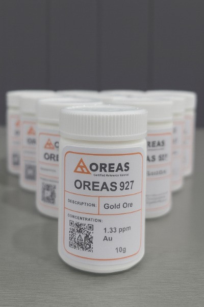 خرید OREAS 927 | نمونه مرجع ژئوشیمیایی برای آنالیز طلا و عناصر کمیاب | بسته ۱۰ گرمی
