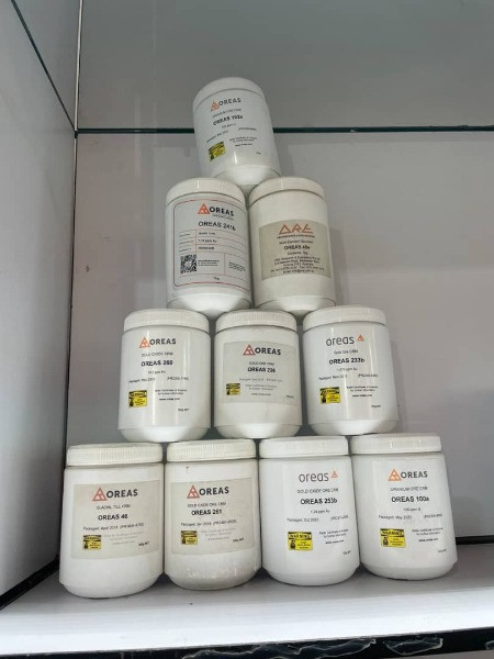 خرید OREAS 258 | نمونه مرجع ژئوشیمیایی برای آنالیز طلا و مس | CRM با دقت بالا