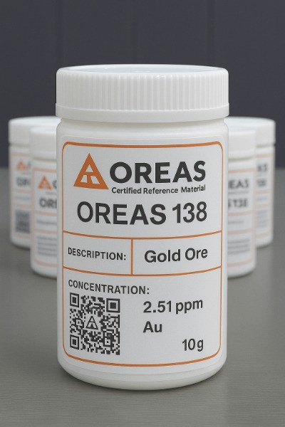 خرید و قیمت OREAS 138 | نمونه مرجع ژئوشیمیایی برای آنالیز طلا | بسته ۱۰ گرمی